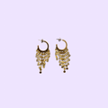 PAVO Auretta hoops in gold-tone stainless steel