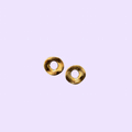 PAVO Mona earrings in gold-tone stainless steel